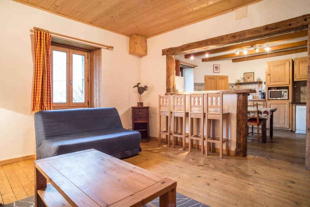 Appartement spacieux proche des télécabines avec jardin privé Saint-Gervais-les-Bains Esterno foto