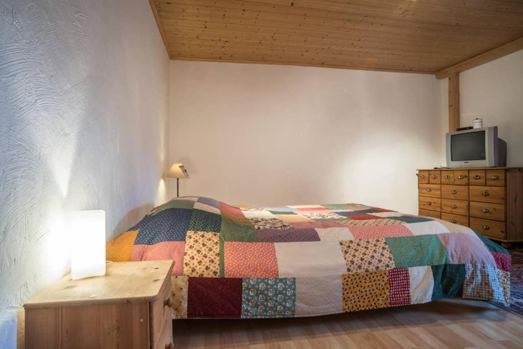Appartement spacieux proche des télécabines avec jardin privé Saint-Gervais-les-Bains Esterno foto