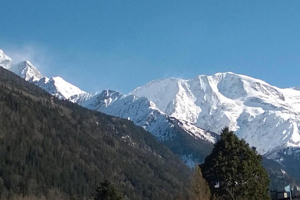 Appartement spacieux proche des télécabines avec jardin privé Saint-Gervais-les-Bains Esterno foto
