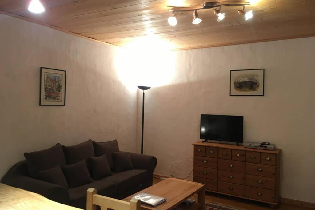 Appartement spacieux proche des télécabines avec jardin privé Saint-Gervais-les-Bains Esterno foto